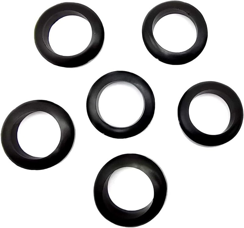 EASYEAH Store 1-3/4 Inch Rubber Grommets for Wiring, 1-9/16 in ID Firewall Grommet Automotive, Eyelet Ring Gasket Hole Grommets for Metal Electric Box, Wires Cables Hoses Cords Protection, 6 Pcs, 40x45 mm - Image 1